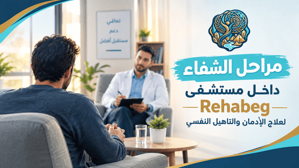 مراحل الشفاء داخل مستشفى Rehabeg لعلاج الإدمان والتاهيل النفسي